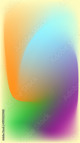 abstract background with rainbow and bluer effect , wavy