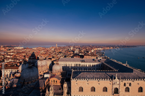 Aerial View Of Venice From St Mark's Square