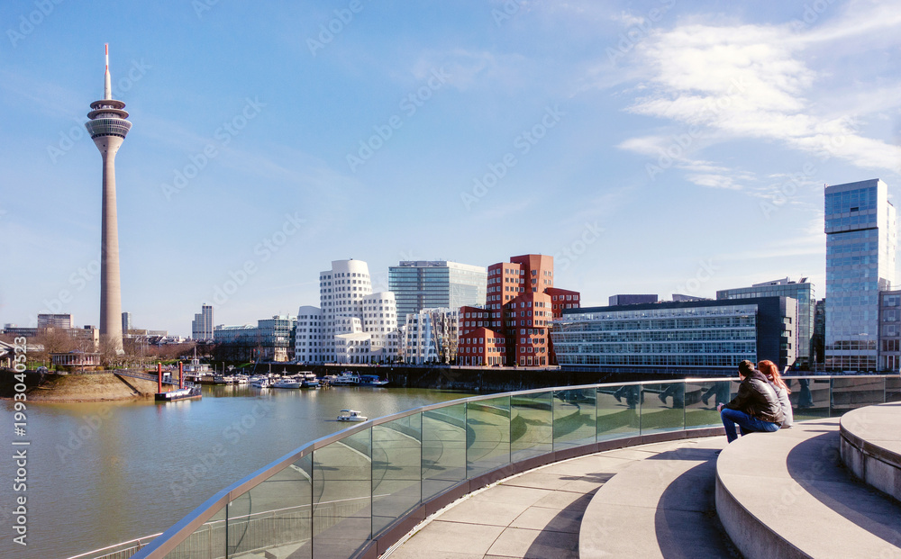 Fototapeta premium Medienhafen, Düsseldorf