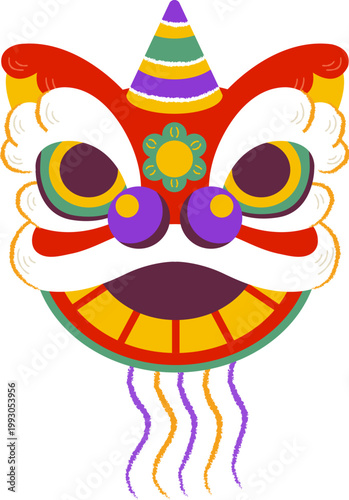 Dance lion mask