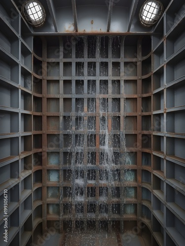 A modern glass office skyscraper with a high-rise facade stands as a tall urban business tower amidst the Hong Kong city architecture