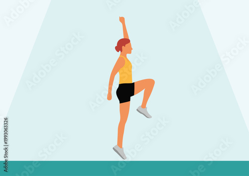 Photos High Knee Exercise