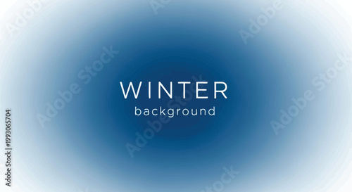 Winter, blue gradient background, frosty texture