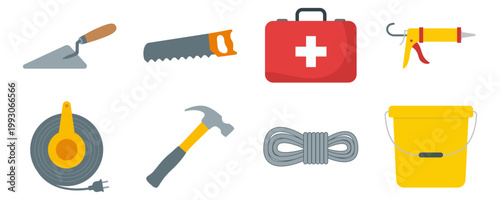 Construction and Repair Tool Icons