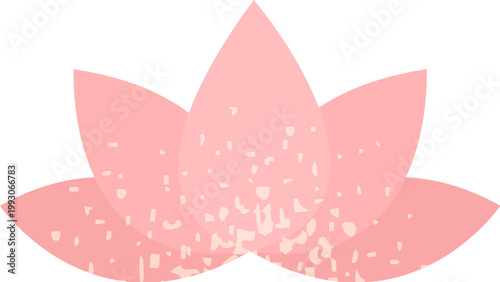 Pink lotus petal