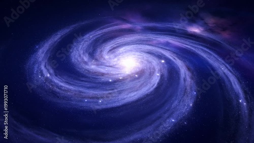 Galactic Swirl of Cosmic Beauty: An awe-inspiring image capturing a vibrant, swirling galaxy, showcasing its mesmerizing celestial dance and profound cosmic beauty. 