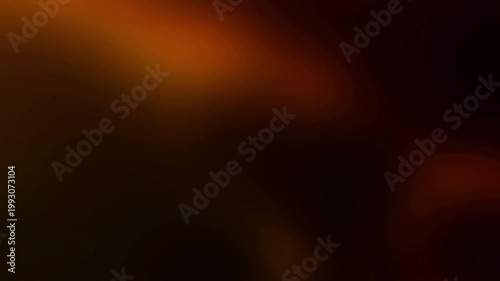 Abstract Dark Background with Warm Orange Light Leaks and Cinematic Lens Flare Effects