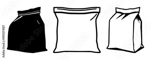 Thermal insulation delivery bag set with solid black icon on white background featuring thermal, insulated, delivery with logistics and packaging