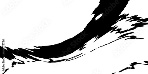 Dynamic brushstrokes in ink, capturing the raw energy of an artistic gesture, an abstract representation of movement, and artistic expression.