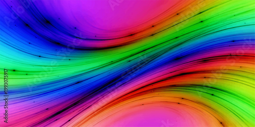 Colorful artistic strokes intertwine in a vibrant display, evoking a sense of creativity, energy, and the beautiful spectrum of life.