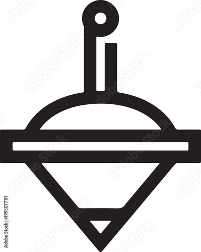 Ancient symbolic pendant featuring a crossbar, circle, and triangle design elements