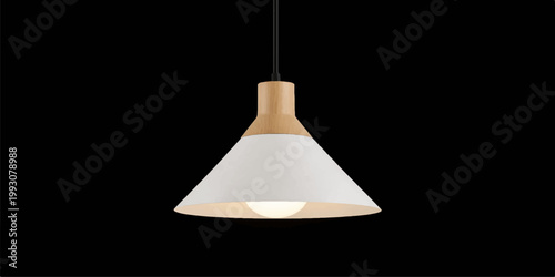 Konstfotografi A vintage glass light bulb glows as a bright symbol of energy and electric power