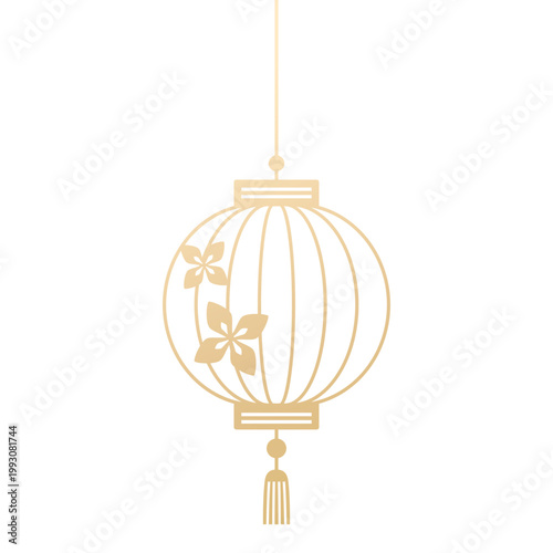 Line art decorative lantern