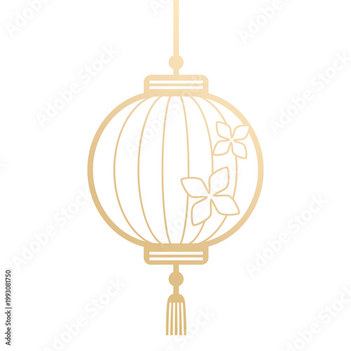 Line art decorative lantern