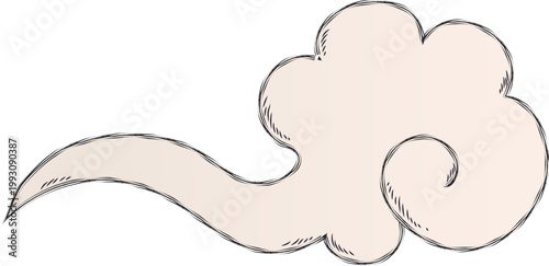 White auspicious cloud