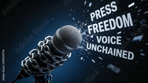 World Press Freedom Day 2026 Concept – Digital News Flow, Freedom of Information, Global Journalism Network