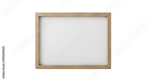 Minimalist Square Wooden Picture Frame Mockup