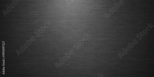 A dark brushed metal texture background with a black leather pattern on a silver metallic steel surface creating a gray industrial material wallpaper design
