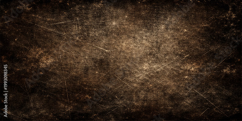 A blank dark grunge wall texture with a vintage aged pattern provides a rough grey stone backdrop and dirty antique frame design for a black chalkboard wallpaper