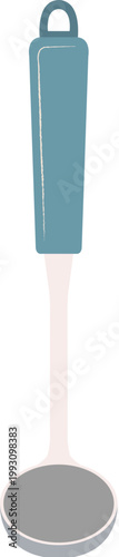 Blue ladle
