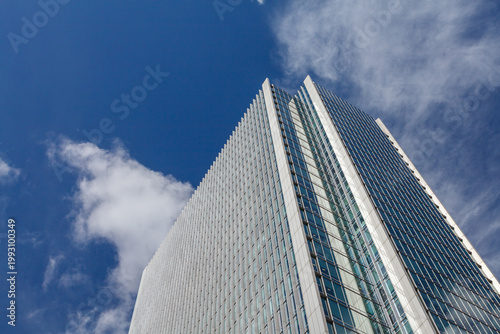 Photos Financial district with modern skyscrapers