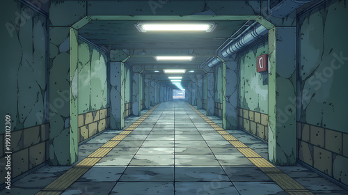 Exploring the Depths of a Unique Architectural Corridor: A Captivating Journey through Urban Design and Structural Aesthetics