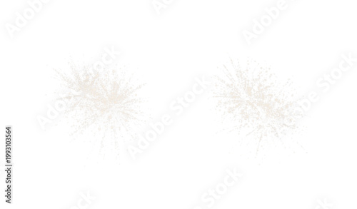 Golden fireworks display collection with glittering sparkling light effects isolated on transparent background PNG. Festive twinkling sparkler set for celebration design, photograph overlay, and event