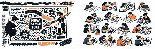 Creative Process Illustration