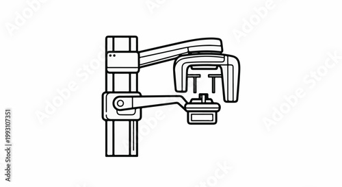 Machine for capturing dental X-ray images of teeth