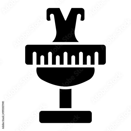 Fashion Designer Vector Glyph Icon Design