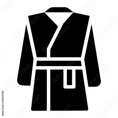 Robe Vector Glyph Icon Design