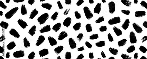 brush background pattern stroke paint marker abstract line black ink texture on white surface for seamless minimal backdrop. paper mark detail with grunge effect and rough texture