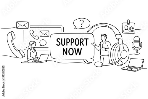 Time Schedule Stories Time Schedule Stories banner, two office workers handling an oversized calendar and giant stopwatch with alarm clock and planning notes