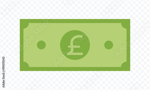 Pound icon on white background. flat style. pound icon for your web site design, logo, app, UI. Green pound symbol. euro vector icon sign. Vector Illustration . EPS 10 .