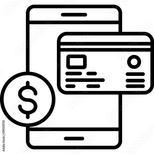 Mobile Payment Vector Icon