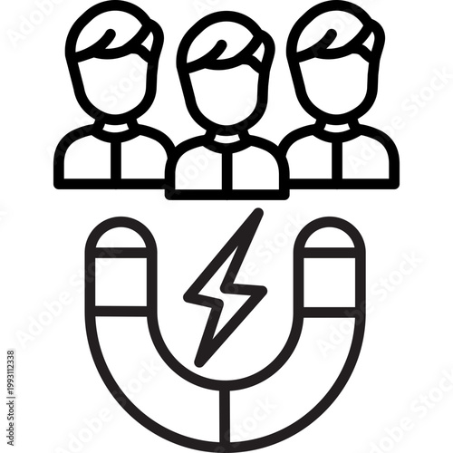 Lead Generation Vector Icon