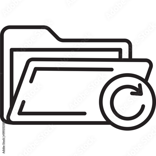 File Backup Vector Icon