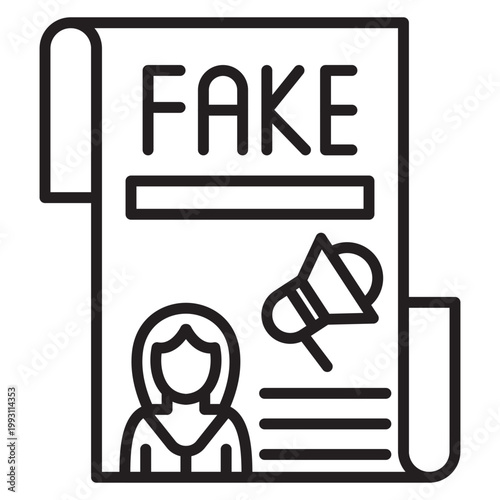 Disinformation Vector Icon