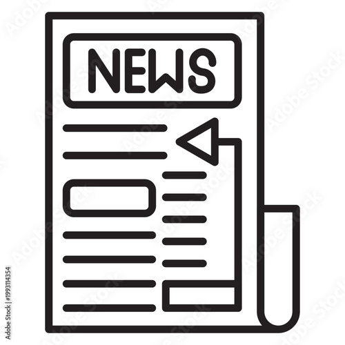 Deceptive Headline Vector Icon