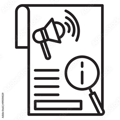 Misinformation Vector Icon