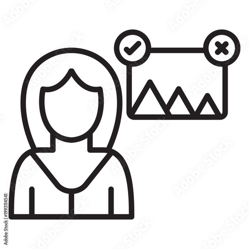 Misleading Photo Vector Icon