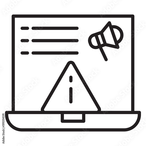 Misreporting Vector Icon