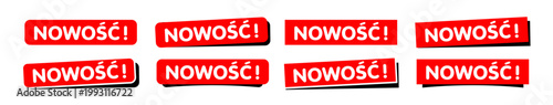 Nowość!, New! or Novelty! in polish	