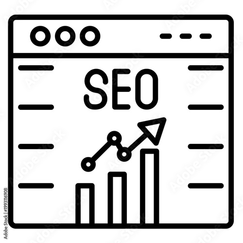 SERP Ranking Vector Icon