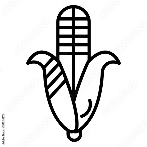 Corn Vector Icon