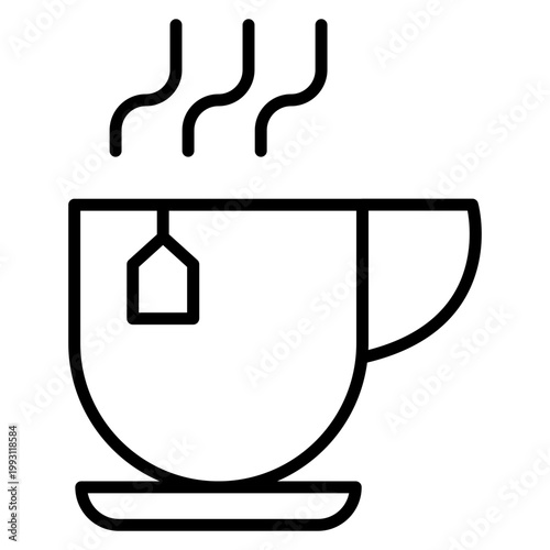 Tea Cup Vector Icon