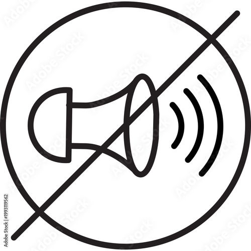 Noise Control Vector Icon