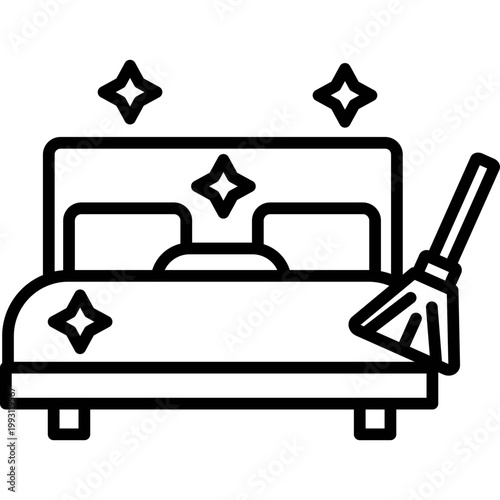 Room Cleaning Vector Icon