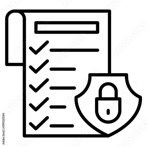 Confidential Document Vector Icon
