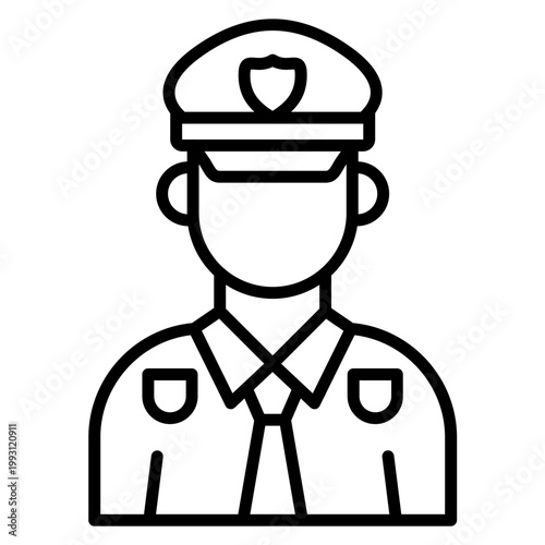 Protocol Officer Vector Icon